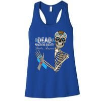 Dead Pancreas Society Diabetes Awareness Day Sugar Skeleton Women's Racerback Tank