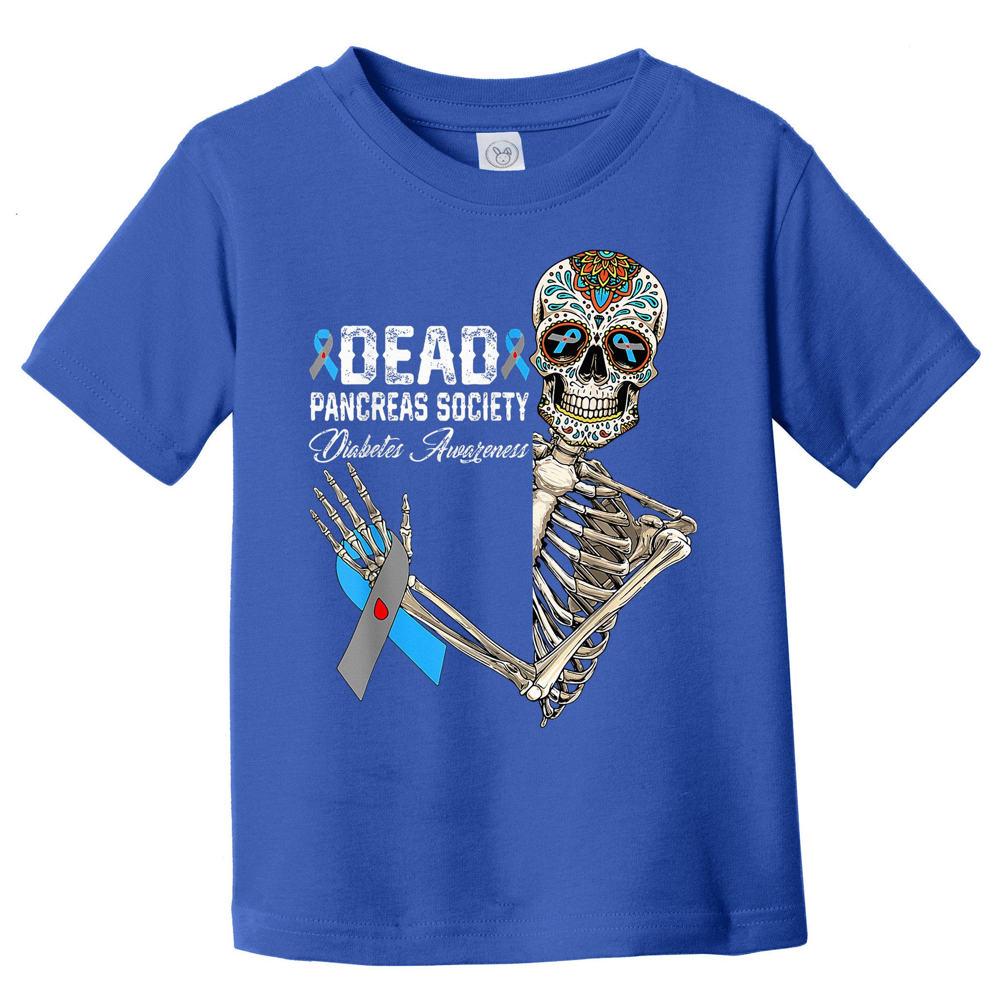 Dead Pancreas Society Diabetes Awareness Day Sugar Skeleton Toddler T-Shirt