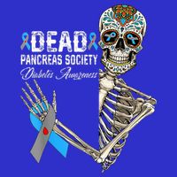 Dead Pancreas Society Diabetes Awareness Day Sugar Skeleton Toddler T-Shirt
