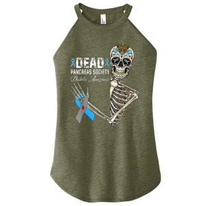 Dead Pancreas Society Diabetes Awareness Day Sugar Skeleton Women's Perfect Tri Rocker Tank