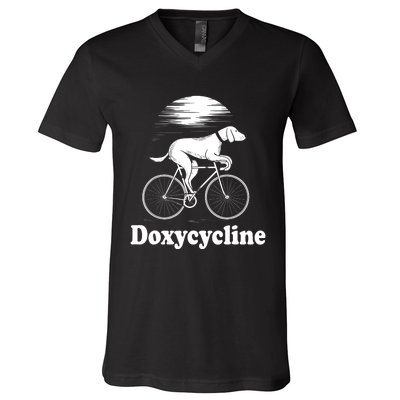 Doxycycline Pharmacist School Pharma Gift V-Neck T-Shirt