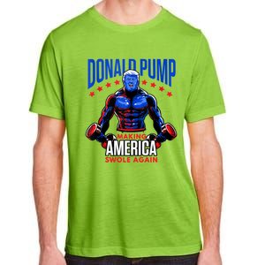 Donald Pump Swole America Gift Trump Weight Lifting Gym Fitness Adult ChromaSoft Performance T-Shirt