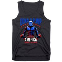 Donald Pump Swole America Gift Trump Weight Lifting Gym Fitness Tank Top