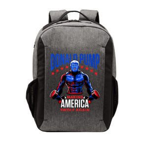 Donald Pump Swole America Gift Trump Weight Lifting Gym Fitness Vector Backpack