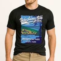 Deception Pass State Park Washington Evergreen State Camping Cooling Performance Crew T-Shirt
