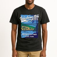 Deception Pass State Park Washington Evergreen State Camping Tall T-Shirt
