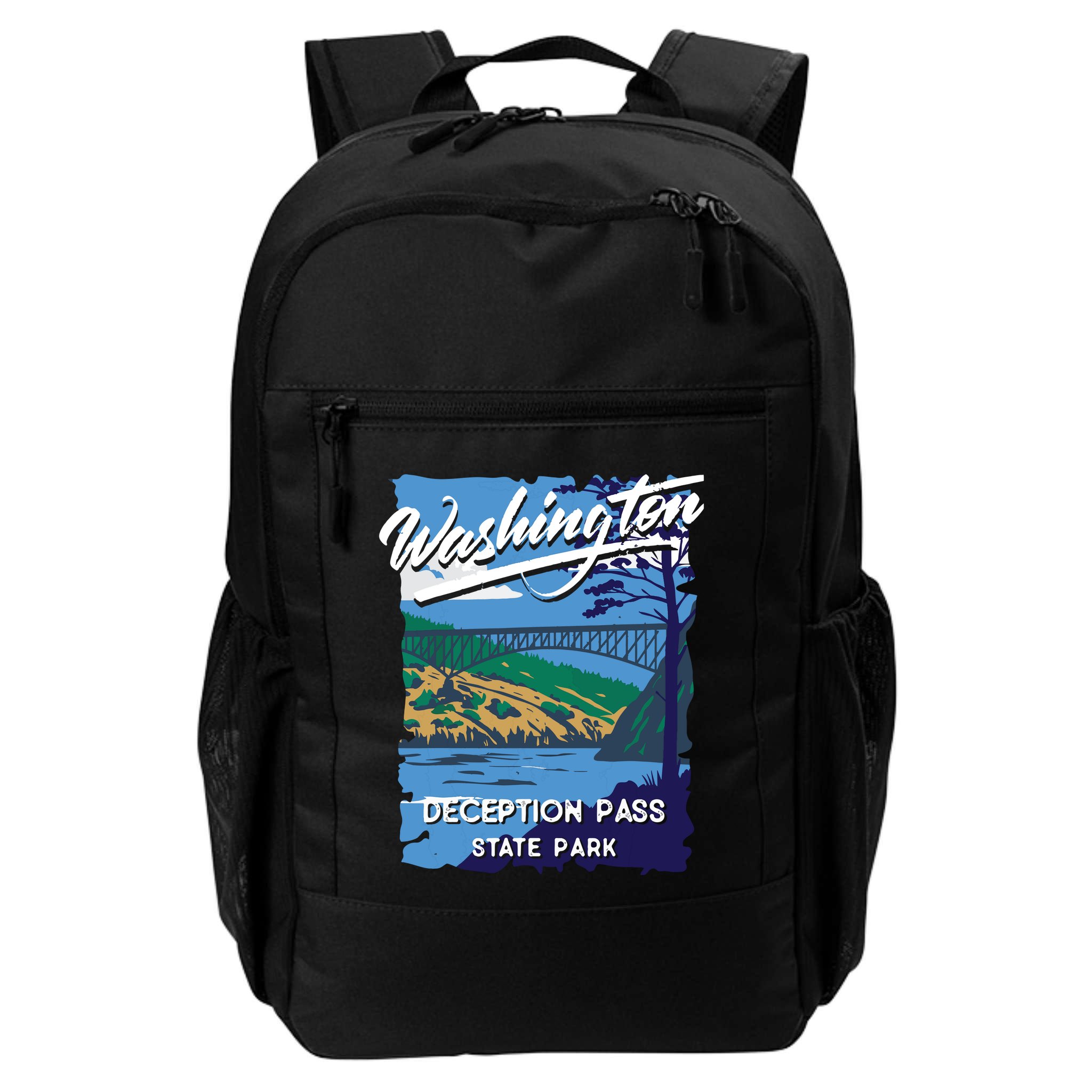 Deception Pass State Park Washington Evergreen State Camping Backpack