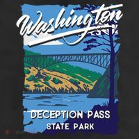 Deception Pass State Park Washington Evergreen State Camping 11oz C Handle Ceramic Mug