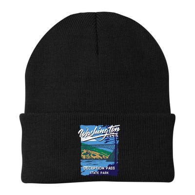 Deception Pass State Park Washington Evergreen State Camping Beanie