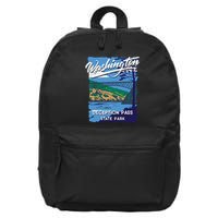 Deception Pass State Park Washington Evergreen State Camping 16 in Basic Backpack