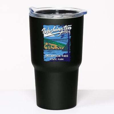 Deception Pass State Park Washington Evergreen State Camping Tumbler