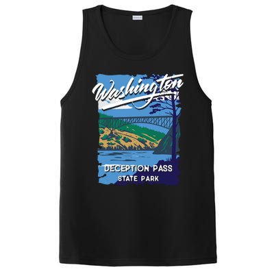 Deception Pass State Park Washington Evergreen State Camping PosiCharge Competitor Tank