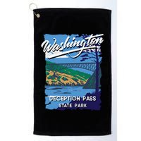 Deception Pass State Park Washington Evergreen State Camping Golf Towel