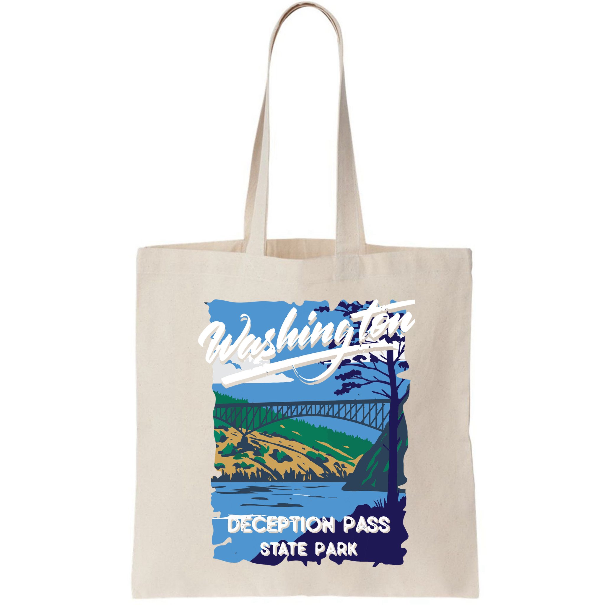 Deception Pass State Park Washington Evergreen State Camping Bag