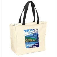 Deception Pass State Park Washington Evergreen State Camping Zip Tote Bag