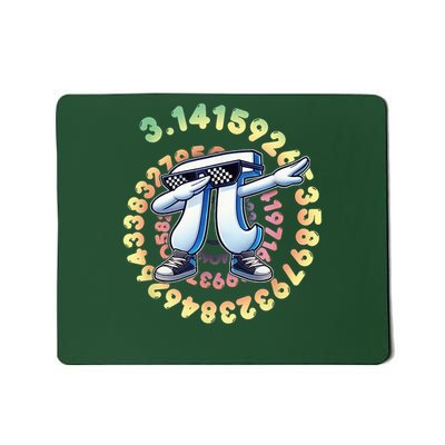 Dabbing Pi Symbol Boys Youth Math Teacher Pi Day Mousepad