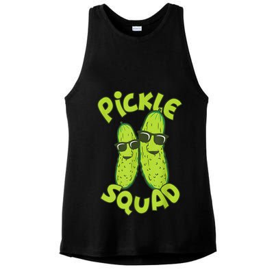 Dill Pickle Squad Design Pickle Squad Ladies PosiCharge Tri-Blend Wicking Tank