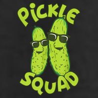 Dill Pickle Squad Design Pickle Squad 7 Panel Mesh Trucker Snapback Hat
