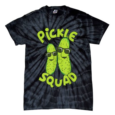 Dill Pickle Squad Design Pickle Squad Tie-Dye T-Shirt