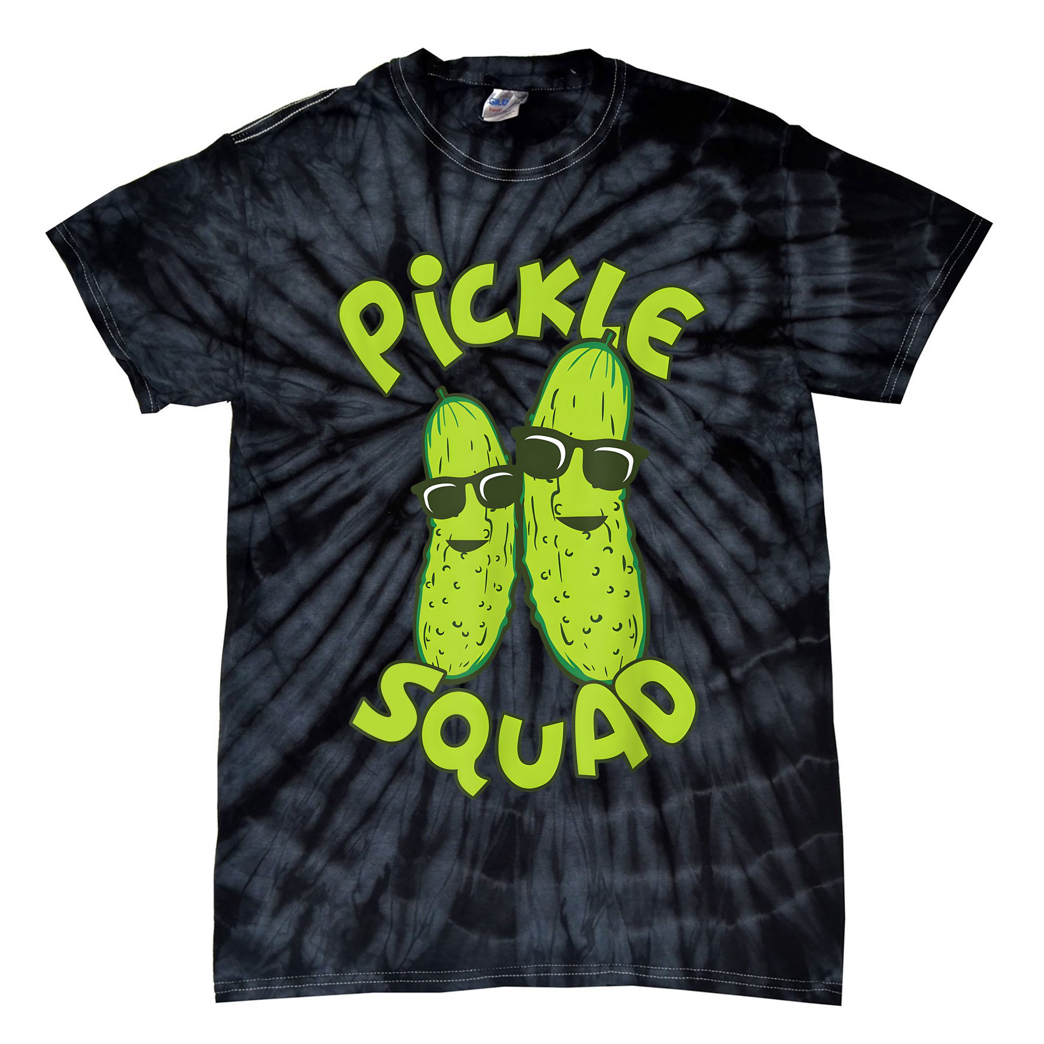 Dill Pickle Squad Design Pickle Squad Tie-Dye T-Shirt