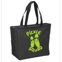 Dill Pickle Squad Design Pickle Squad Zip Tote Bag
