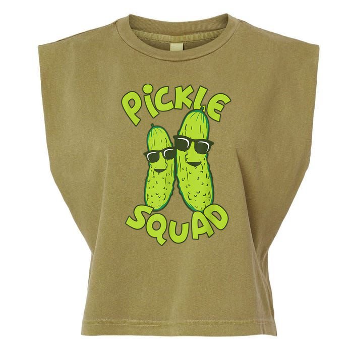 Dill Pickle Squad Design Pickle Squad Garment-Dyed Women's Muscle Tee