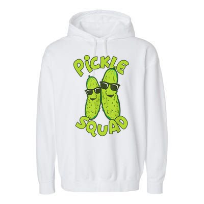 Dill Pickle Squad Design Pickle Squad Garment-Dyed Fleece Hoodie