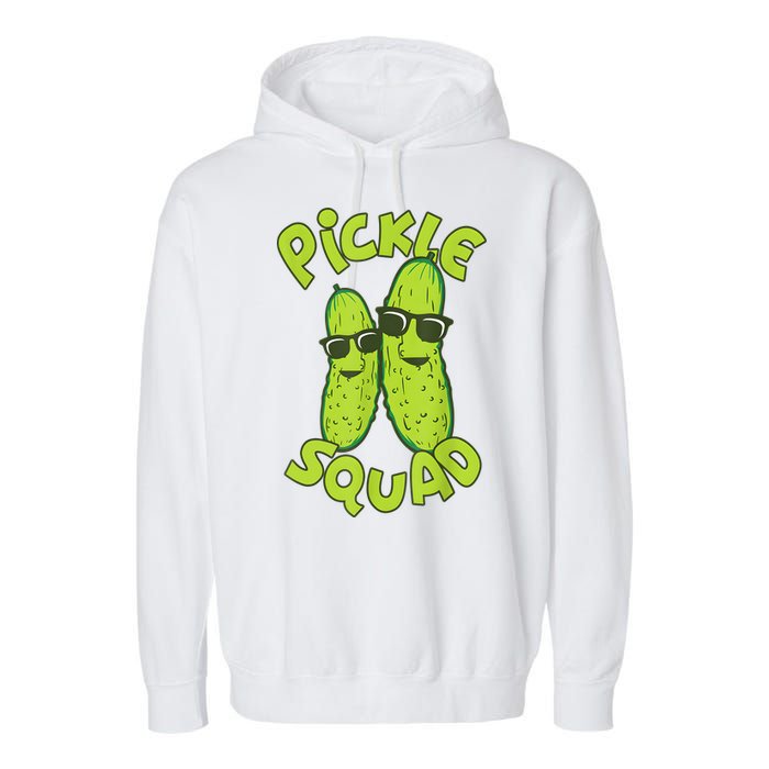 Dill Pickle Squad Design Pickle Squad Garment-Dyed Fleece Hoodie
