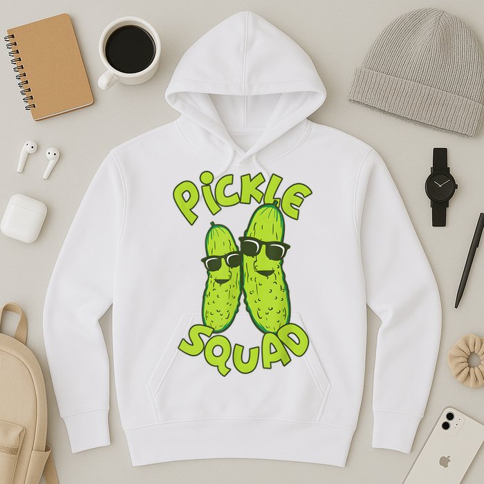 Dill Pickle Squad Design Pickle Squad Hoodie