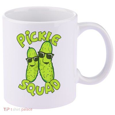 Dill Pickle Squad Design Pickle Squad 11oz C Handle Ceramic Mug