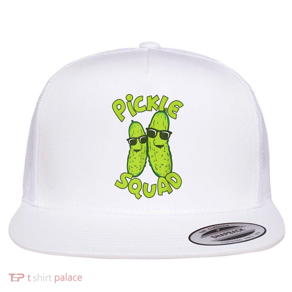 Dill Pickle Squad Design Pickle Squad Flatbill Hat