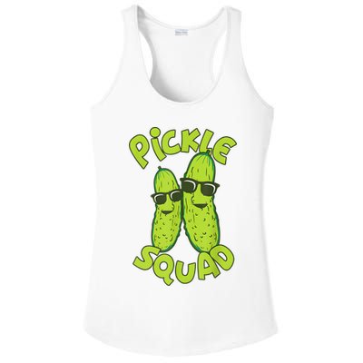 Dill Pickle Squad Design Pickle Squad Ladies PosiCharge Competitor Racerback Tank