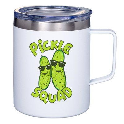 Dill Pickle Squad Design Pickle Squad 12oz Stainless Steel Coffee Mug
