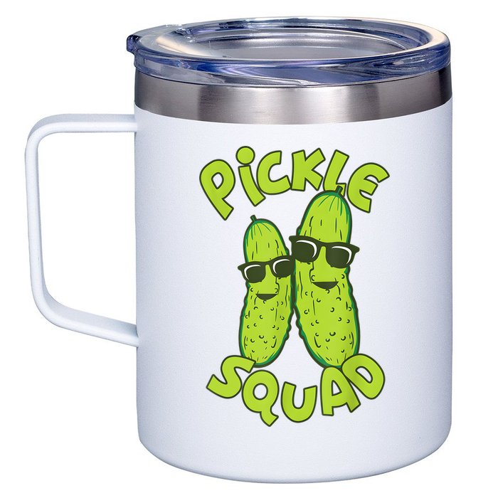 Dill Pickle Squad Design Pickle Squad 12oz Stainless Steel Coffee Mug