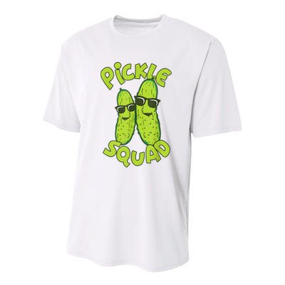 Dill Pickle Squad Design Pickle Squad Youth Performance Sprint T-Shirt
