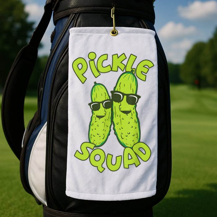 Dill Pickle Squad Design Pickle Squad Golf Towel