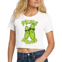 Dill Pickle Squad Design Pickle Squad Crop Top