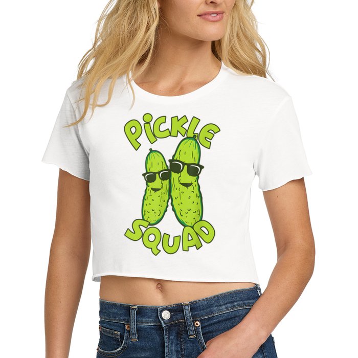 Dill Pickle Squad Design Pickle Squad Crop Top