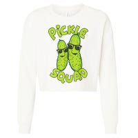 Dill Pickle Squad Design Pickle Squad Cropped Pullover Crew