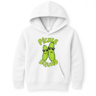 Dill Pickle Squad Design Pickle Squad Kids Hoodie