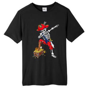 Dabbing Pirate Skeleton Dab Kids Halloween Costume Gift Tall Fusion ChromaSoft Performance T-Shirt