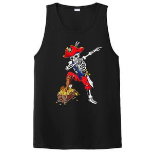 Dabbing Pirate Skeleton Dab Kids Halloween Costume Gift PosiCharge Competitor Tank