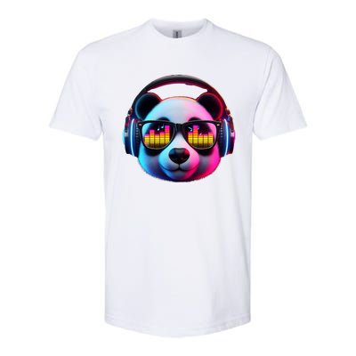 Dj Panda Sound Activated Electronic Music Bars Beats Softstyle® CVC T-Shirt