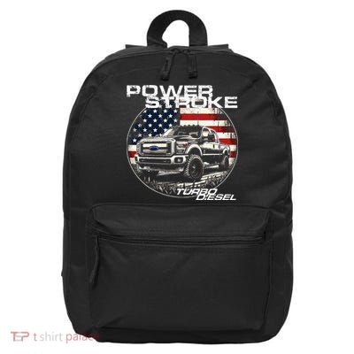 Diesel Power Stroke Truck 6.7 Coal Rolling Diesel Power 16 in Basic Backpack