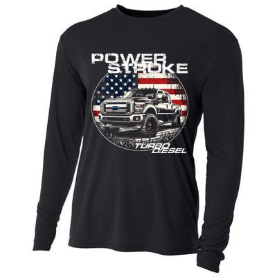 Diesel Power Stroke Truck 6.7 Coal Rolling Diesel Power Cooling Performance Long Sleeve Crew