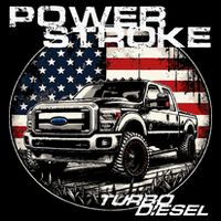 Diesel Power Stroke Truck 6.7 Coal Rolling Diesel Power Poster