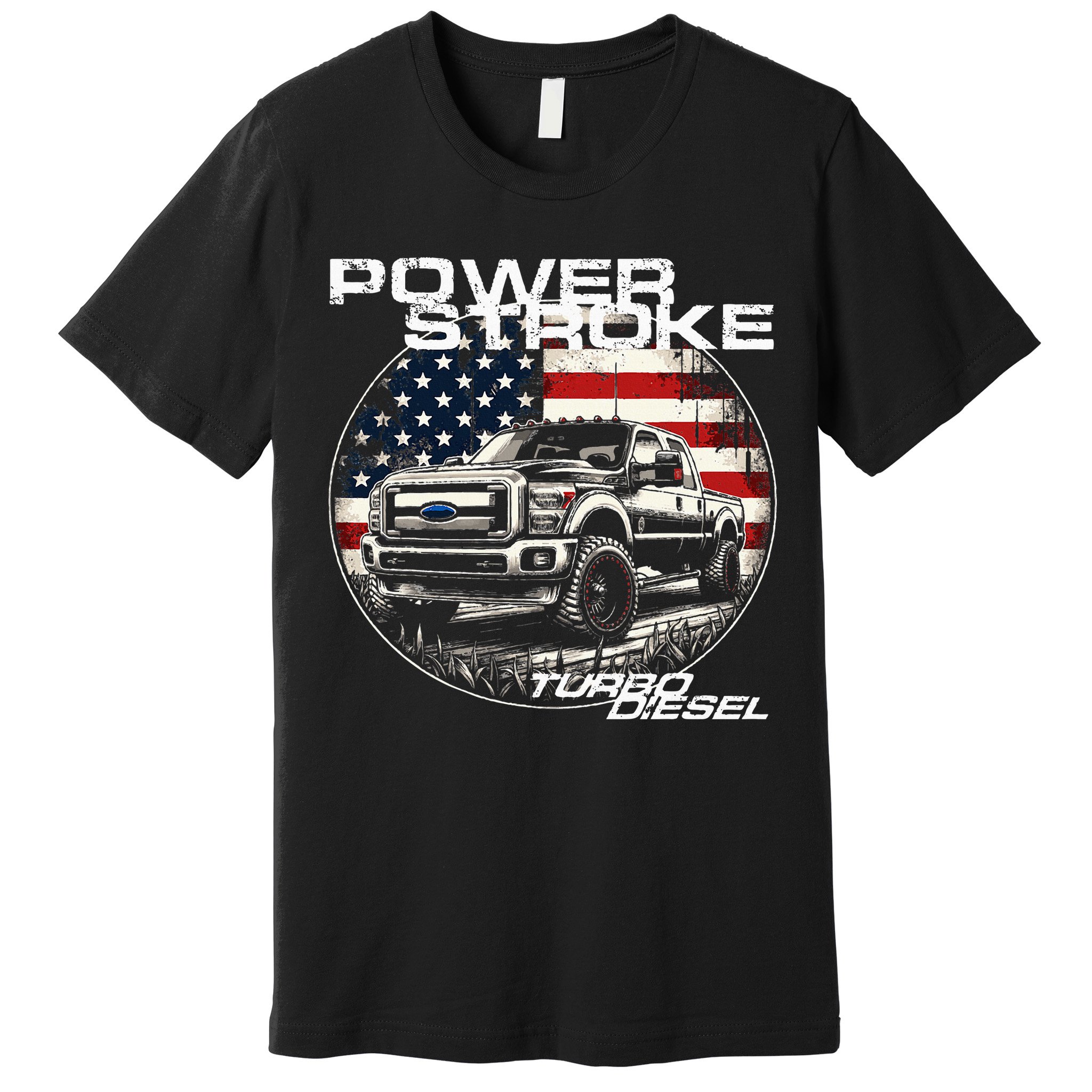 Diesel Power Stroke Truck 6.7 Coal Rolling Diesel Power Premium T-Shirt
