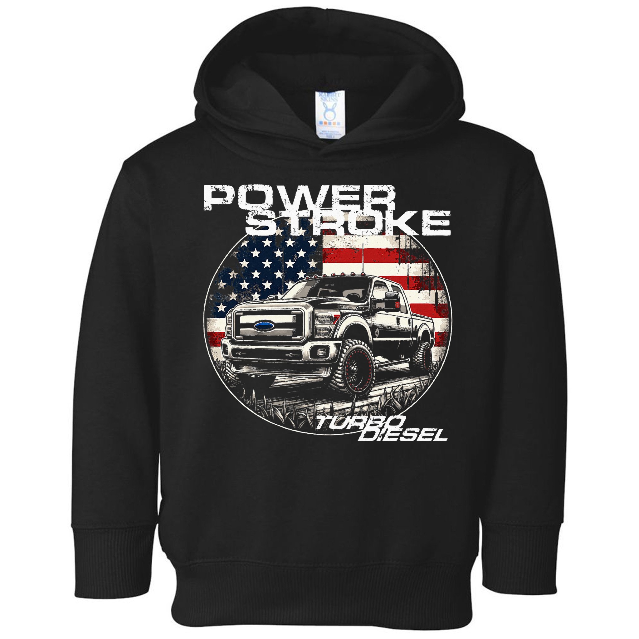 Diesel Power Stroke Truck 6.7 Coal Rolling Diesel Power Toddler Hoodie