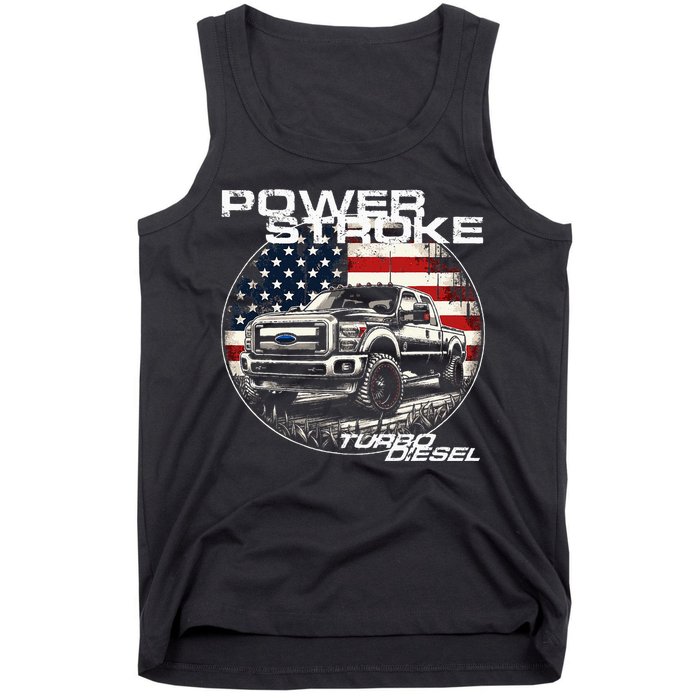 Diesel Power Stroke Truck 6.7 Coal Rolling Diesel Power Tank Top