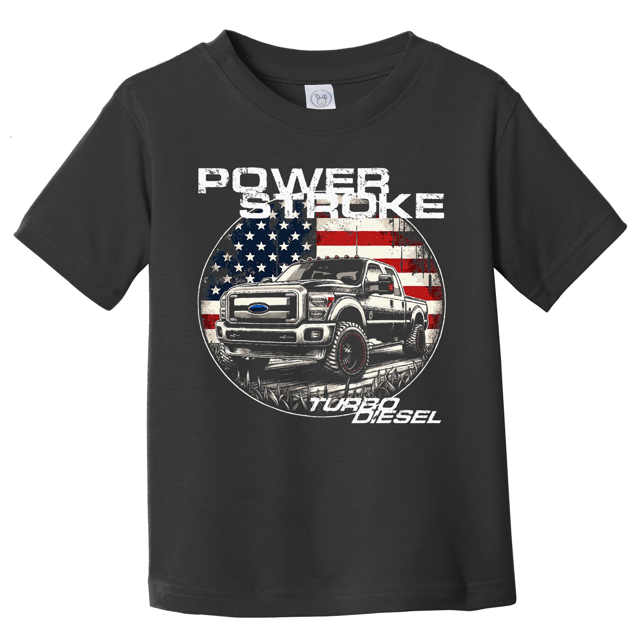 Diesel Power Stroke Truck 6.7 Coal Rolling Diesel Power Toddler T-Shirt